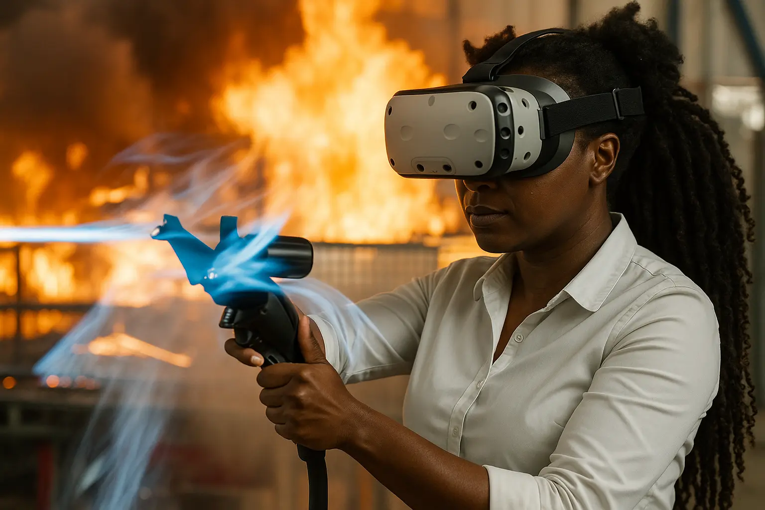 Formation incendie en réalité augmentée