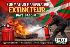 Formation manipulation extincteur – Pays Basque Apprendre à éteindre un départ de feu