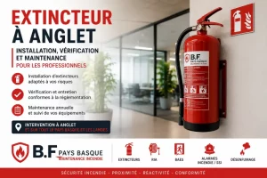 Installation et maintenance d’extincteurs à Anglet – B.F PAYS BASQUE Maintenance Incendie